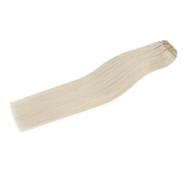 Clip in hair extensions Extensions Silky Straight Lightest Blonde #60 - Image 7
