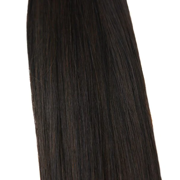 Flat Keratin Tip Darkest Brown Human Hair Extensions #2 - Image 5