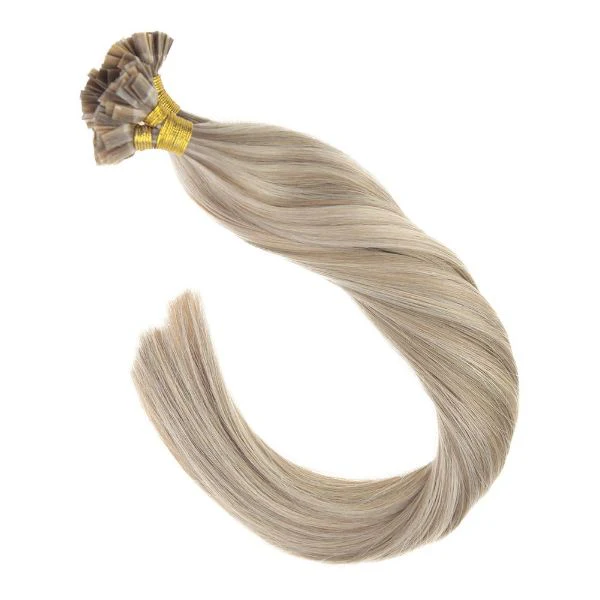 [Pre-Sale] Flat Keratin Tip Blonde Highlights Fusion Human Hair Extensions #16/22 - Image 3