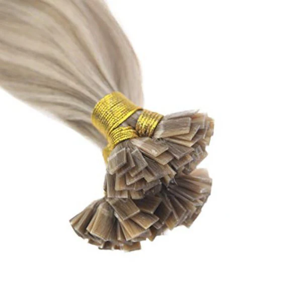 [Pre-Sale] Flat Keratin Tip Blonde Highlights Fusion Human Hair Extensions #16/22 - Image 6