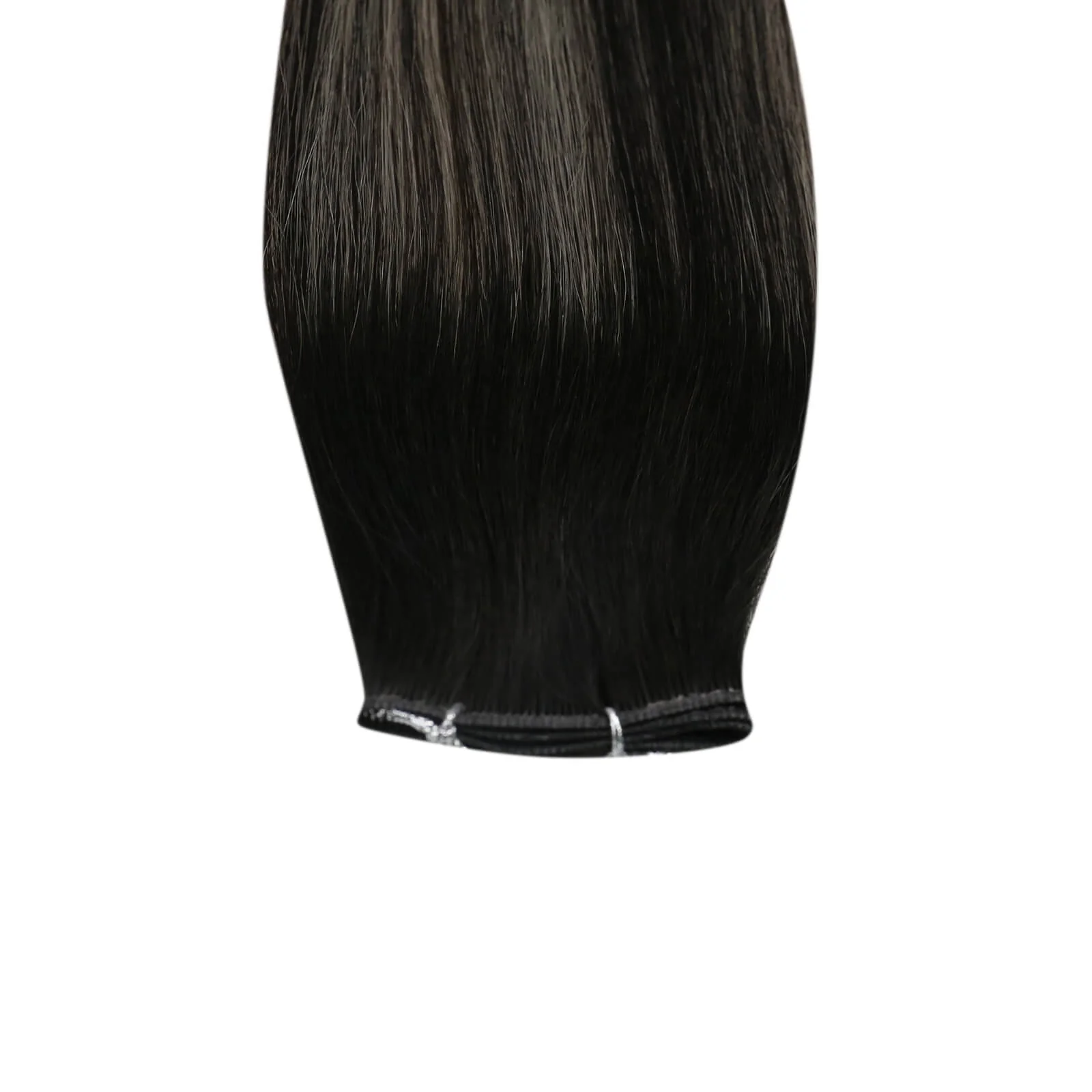 [Virgin Hair] Genius Weft Hair Extensions Balayage Human Hair #1B/S/1B - Image 6