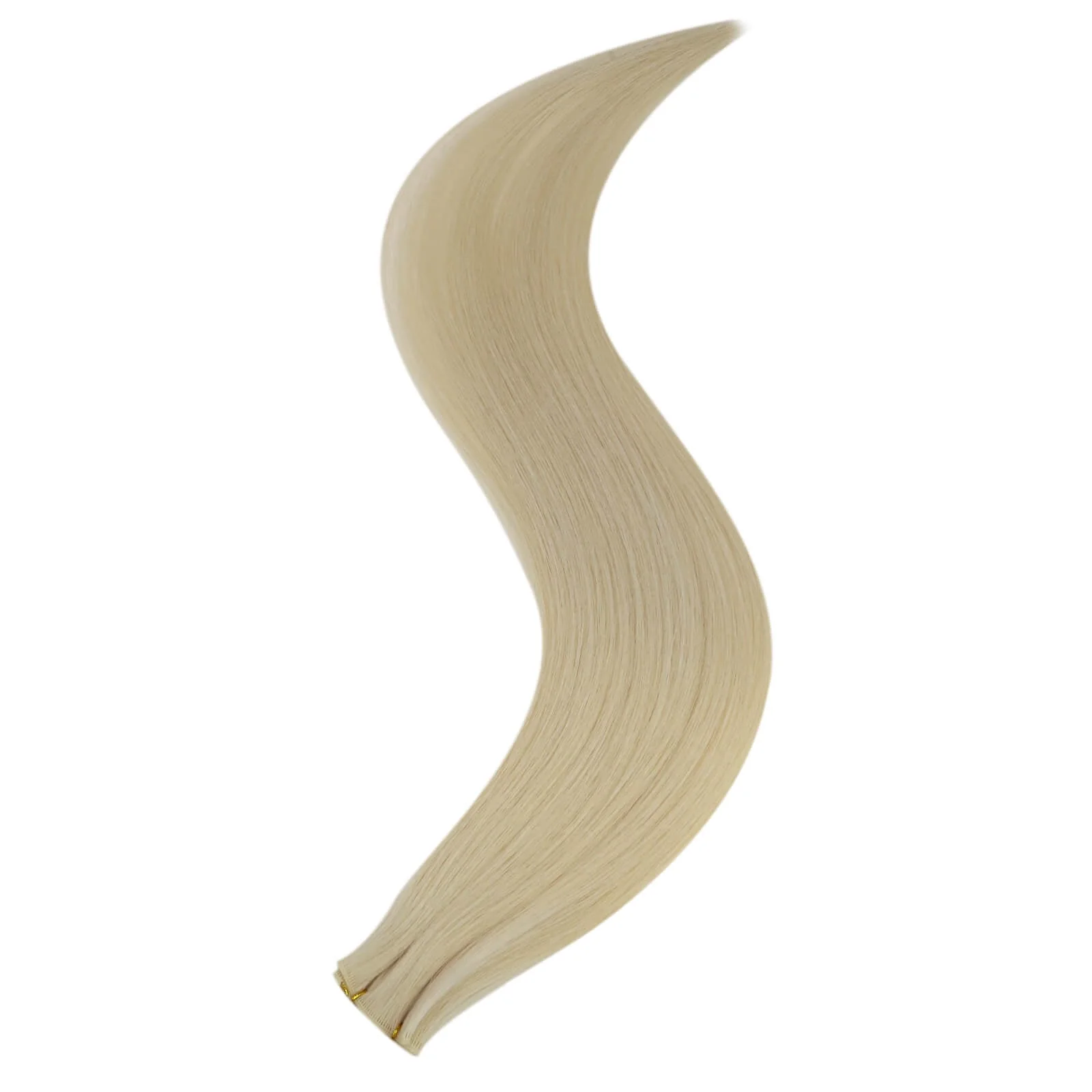 [Virgin Hair] Genius Weft Hair Extensions Full Cuticle Blonde Hair #60 - Image 7