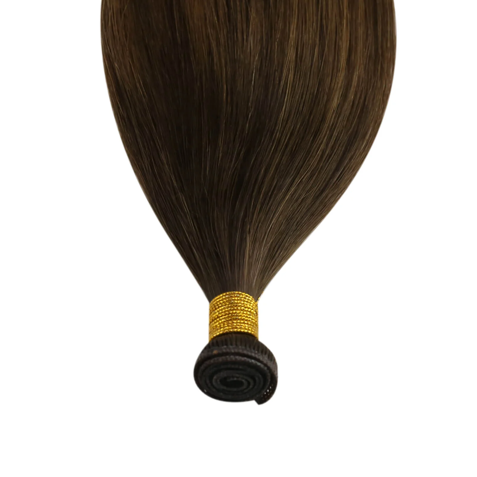 [Virgin Hair] Genius Weft Extensions Highlights Brown Human Hair #DU - Image 6