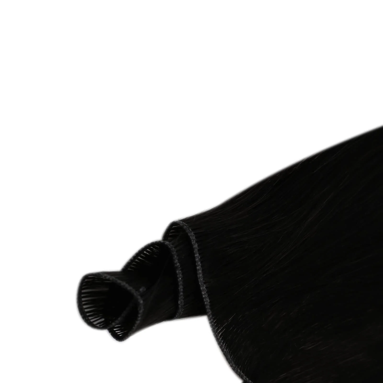 [Virgin Hair] Best Genius Weft Extensions 100% Human Hair Jet Black #1 - Image 5