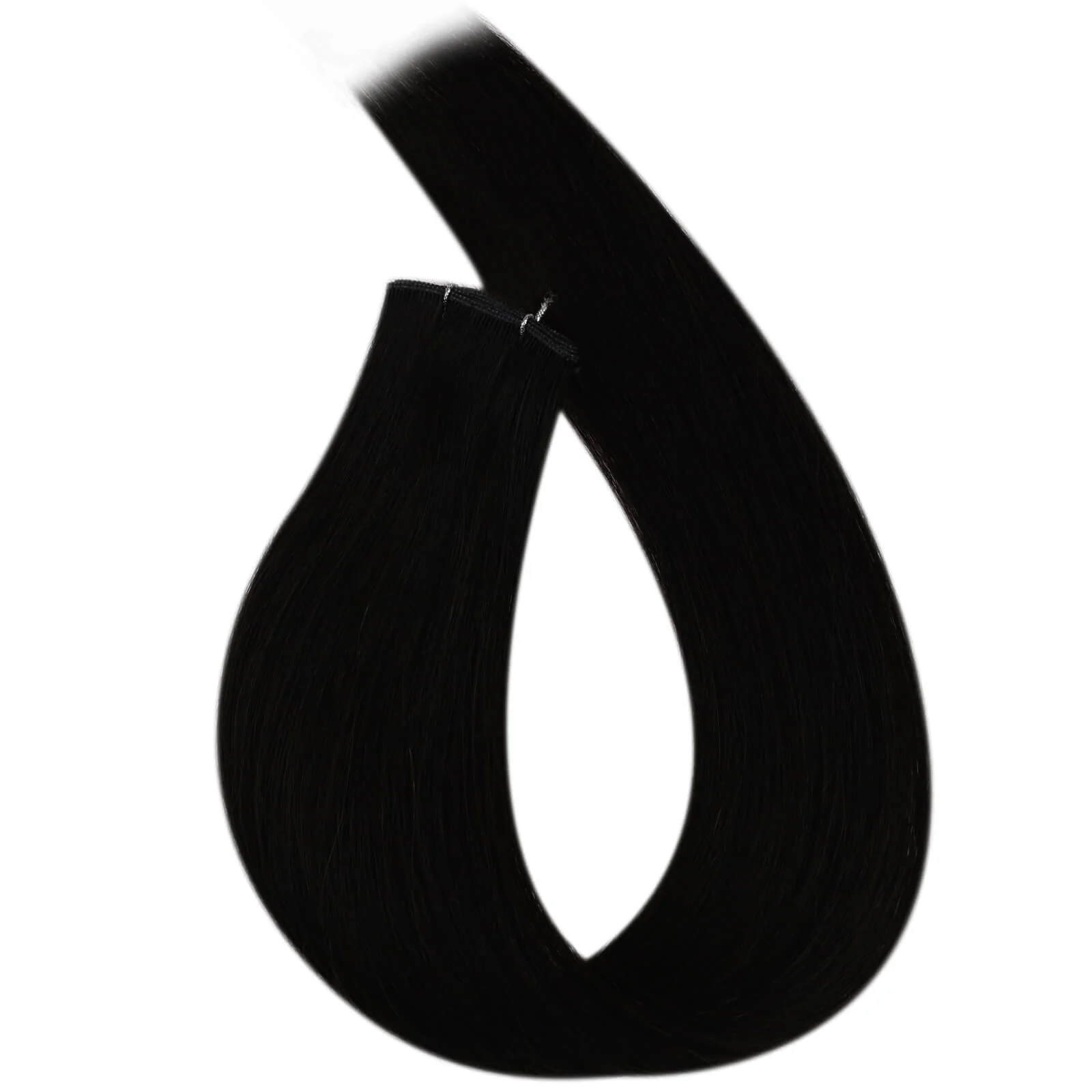 [Virgin Hair] Best Genius Weft Extensions 100% Human Hair Jet Black #1 - Image 7