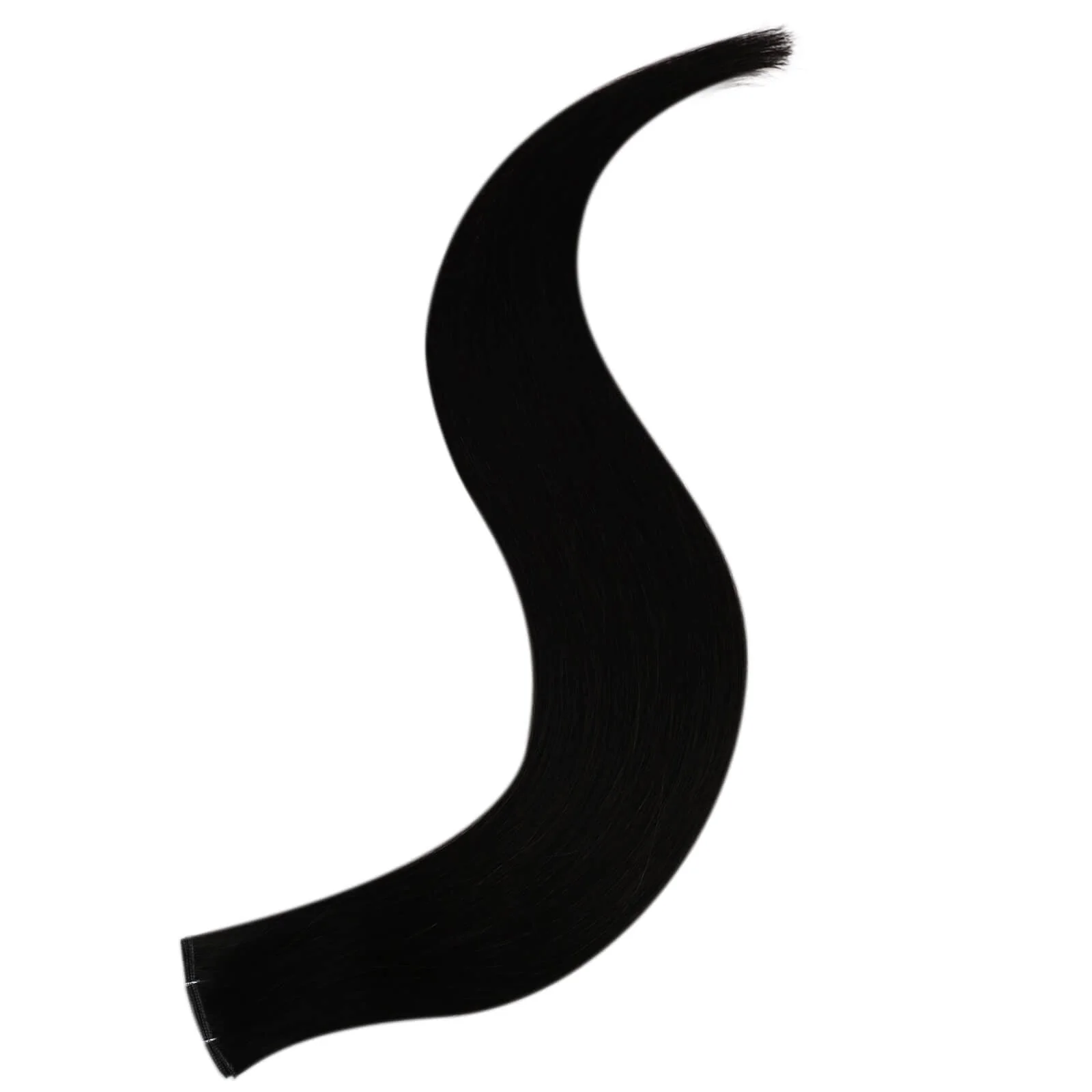 [Virgin Hair] Best Genius Weft Extensions 100% Human Hair Jet Black #1 - Image 8