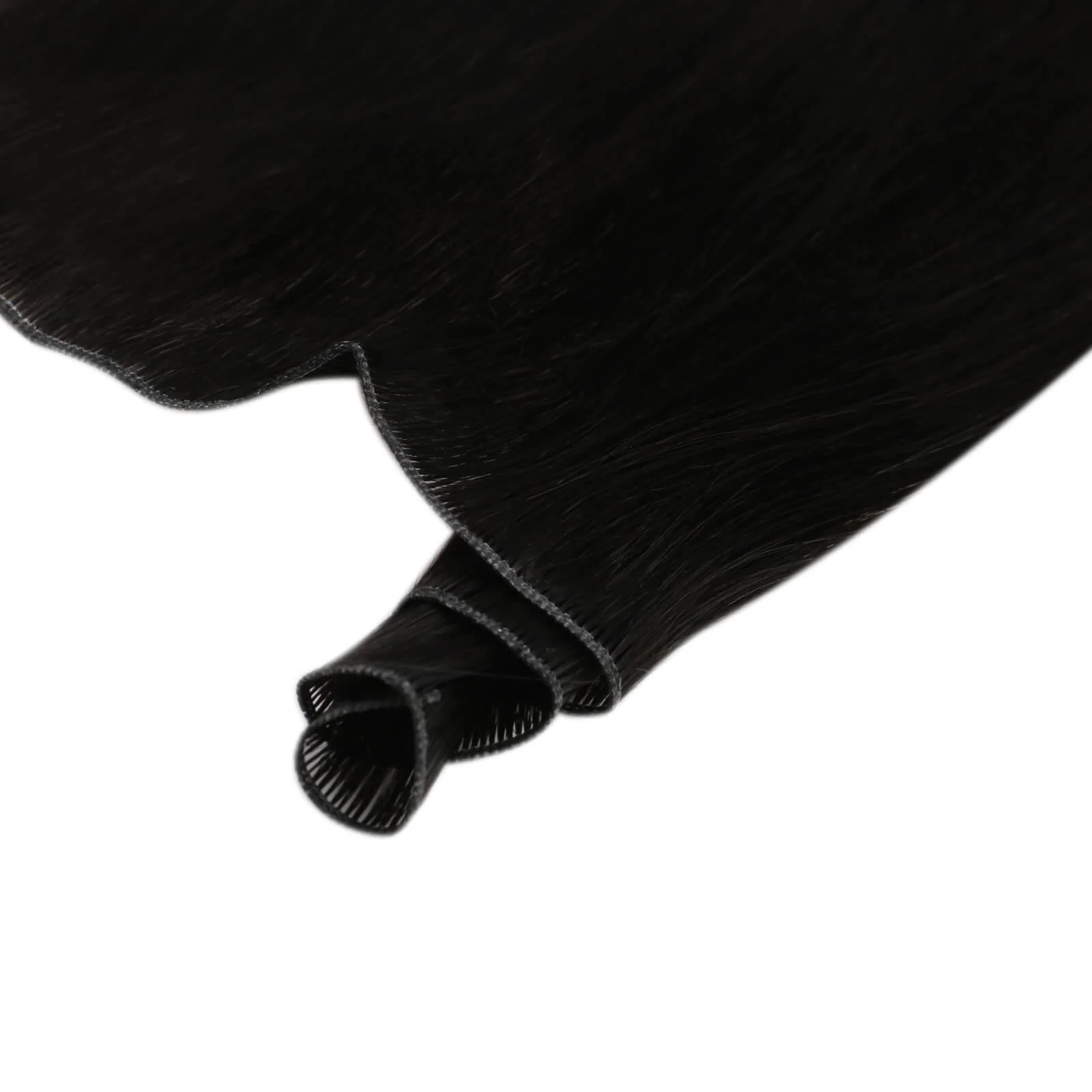 [Virgin Hair] Best Genius Weft Extensions 100% Human Hair Black #1B - Image 5