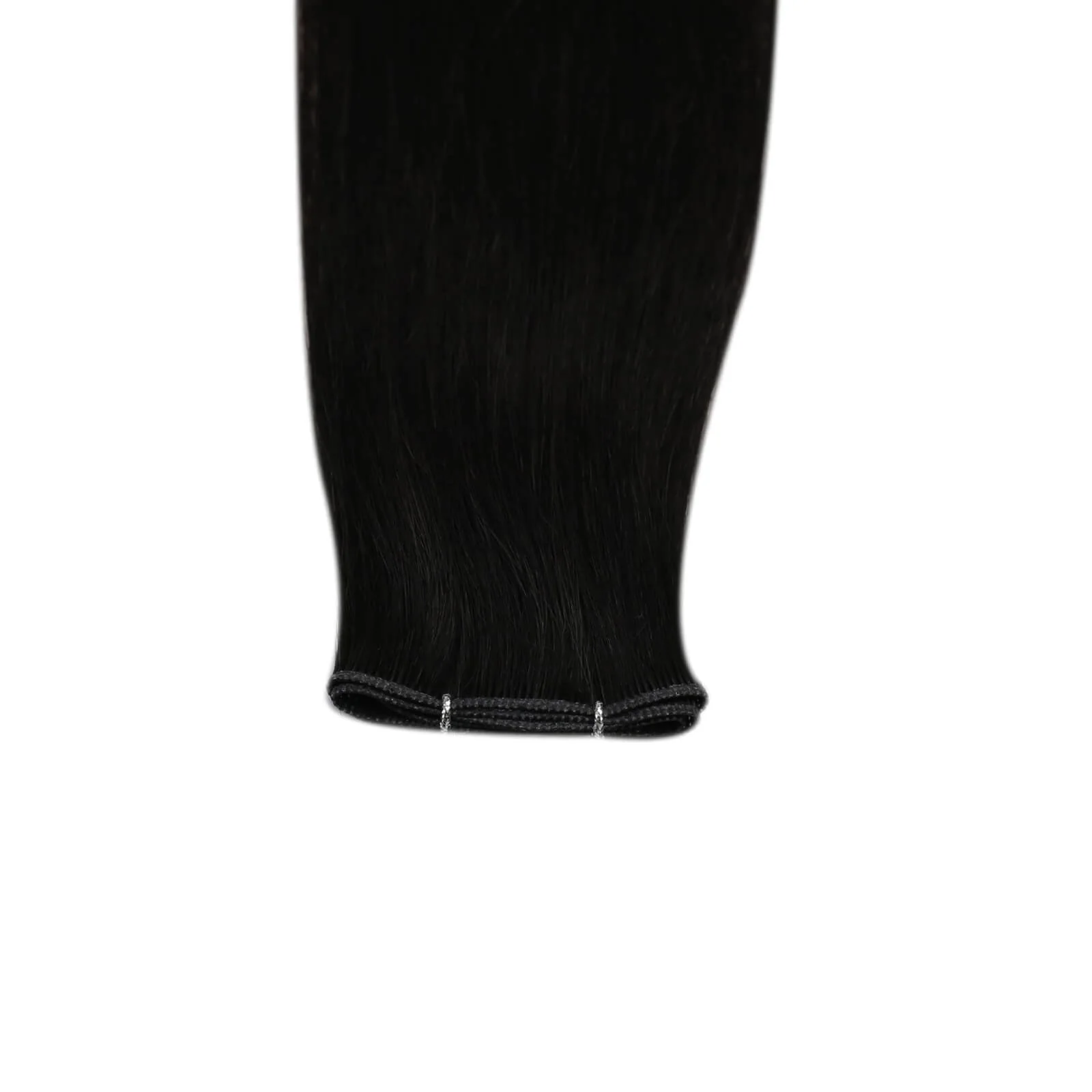 [Virgin Hair] Best Genius Weft Extensions 100% Human Hair Black #1B - Image 6