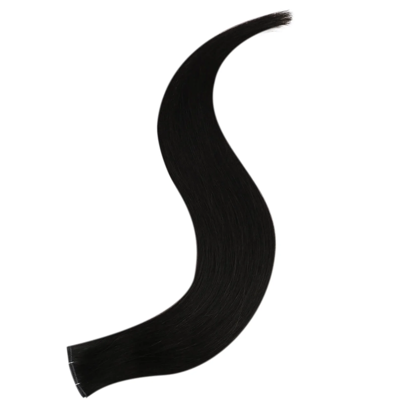 [Virgin Hair] Best Genius Weft Extensions 100% Human Hair Black #1B - Image 9