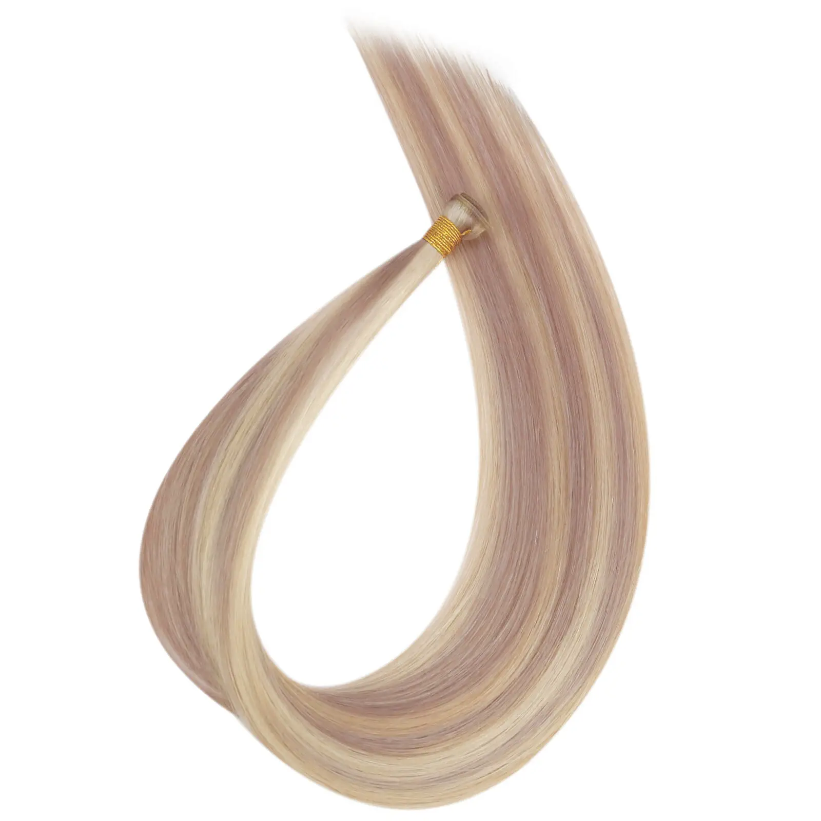 [Virgin Hair] Genius Weft Extensions 100 Human Hair Highlight #P18/613 - Image 5