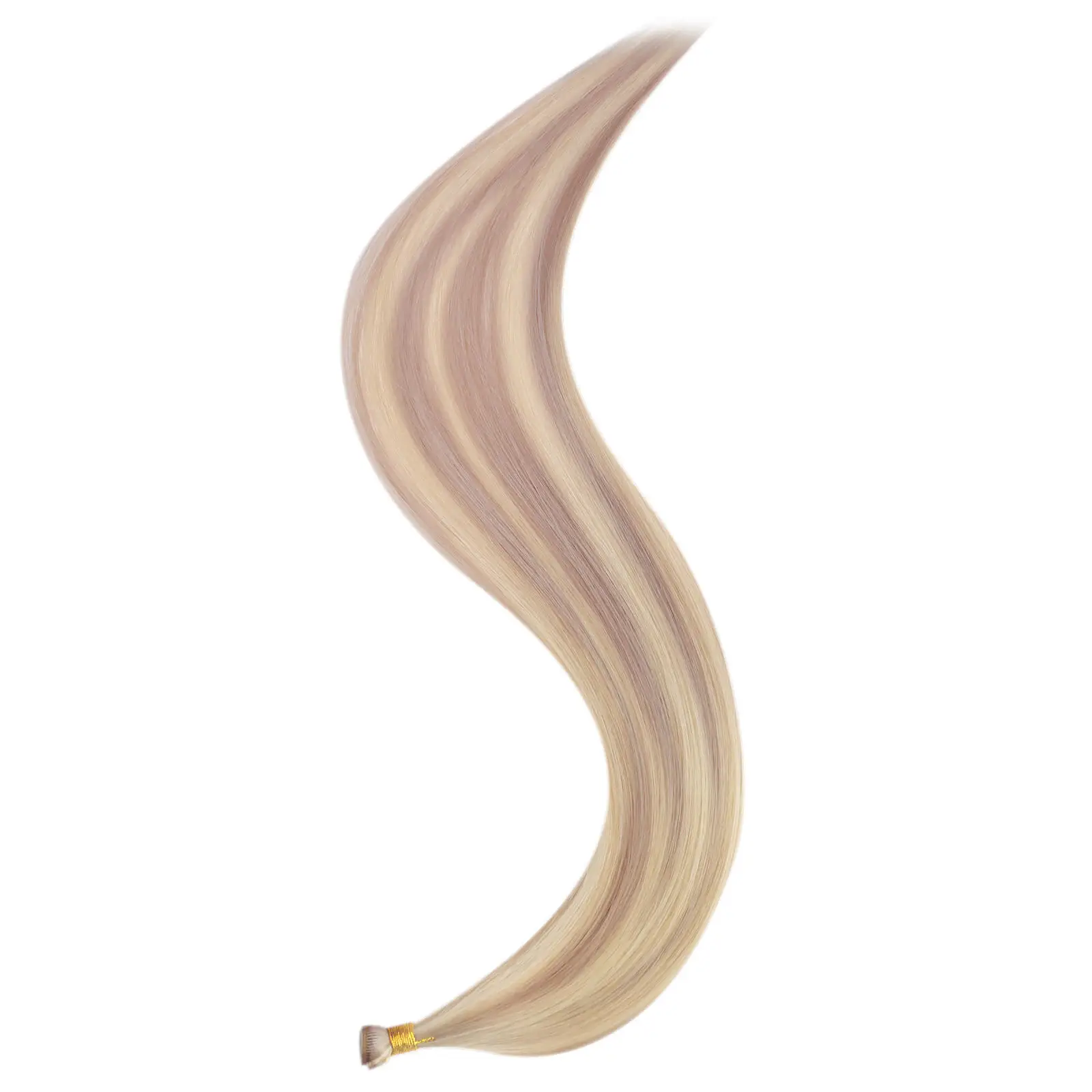 [Virgin Hair] Genius Weft Extensions 100 Human Hair Highlight #P18/613 - Image 7