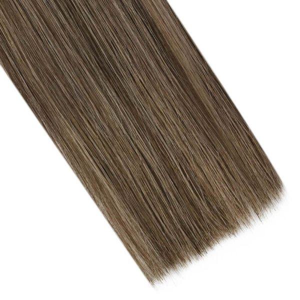 Hand Tied Wefts 100% Virgin Human Hair Balayage Brown to Blonde #4/27/4 - Image 7