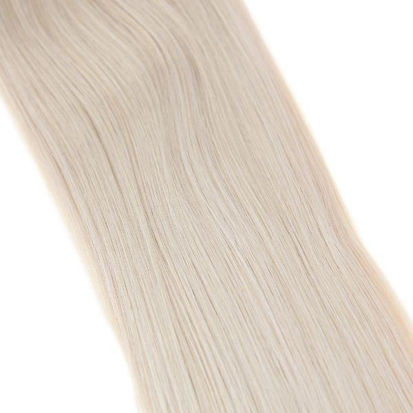 Keratin Stick I Tip Lightest Blonde Human Hair Extensions #60 - Image 5