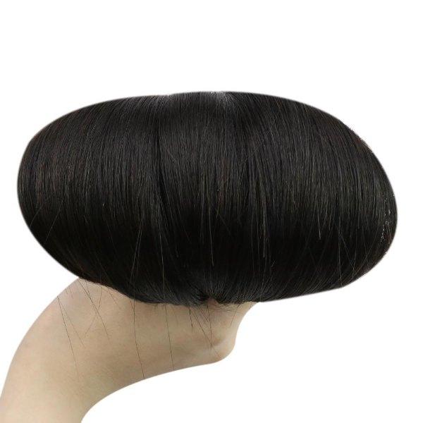 Sunny Hair I Tip Virgin Human Hair Extensions Stick Keratin Black #1B - Image 5