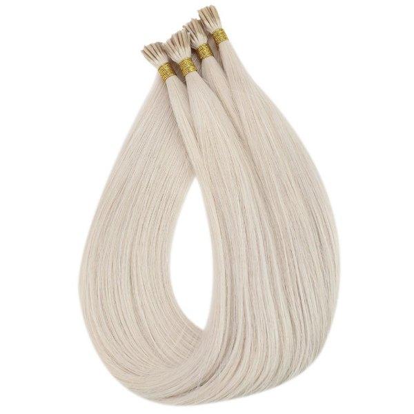 Sunny Hair Stick I Tip Virgin Human Hair Extensions White Blonde #1000 - Image 7