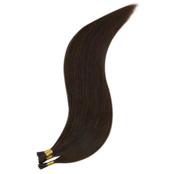 Sunny Hair Stick Keratin I Tip Virgin Hair Extensions Darkest Brown #2 - Image 5