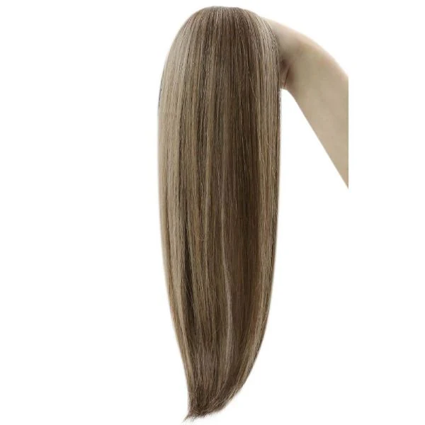 [Virgin Hair] Injection Tape in Hair Extensions 100% Human Hair Brown Blonde #4/4/27 - Image 7
