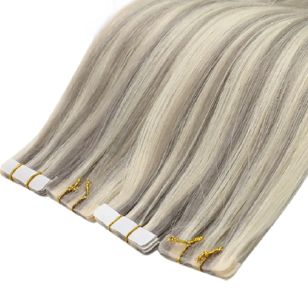[Virgin Hair] Seamless Inject Tape in Extensions High Quality Human Hair Highlight #P19/60 - Image 11