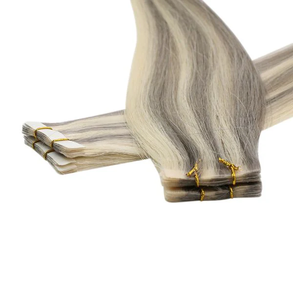 [Virgin Hair] Seamless Inject Tape in Extensions High Quality Human Hair Highlight #P19/60 - Image 7