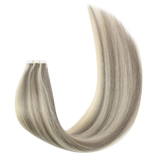 [Virgin Hair] Seamless Inject Tape in Extensions High Quality Human Hair Highlight #P19/60 - Image 8