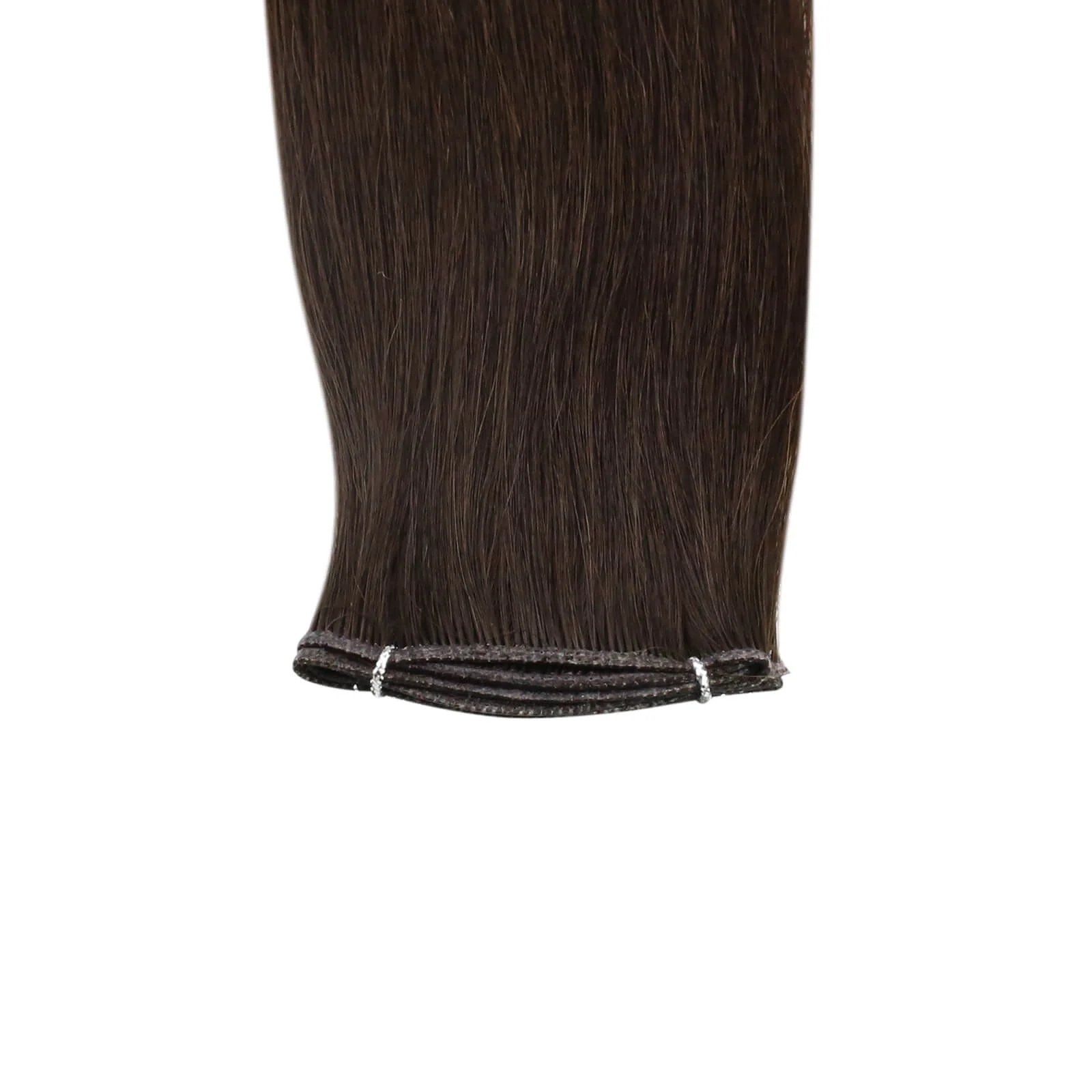 [Virgin Hair] Invisible Genius Weft Extensions 100 Human Hair Brown #2 - Image 7