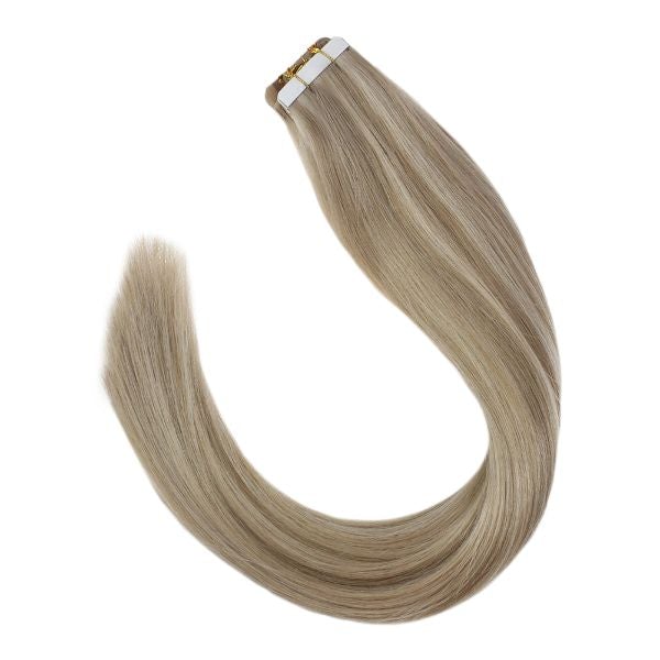 [Pre-Sale] Tape in Extensions Remy Human Hair Blonde Highlights #16/22 - Image 4