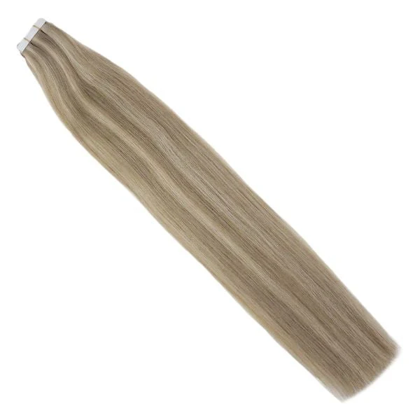 [Pre-Sale] Tape in Extensions Remy Human Hair Blonde Highlights #16/22 - Image 5