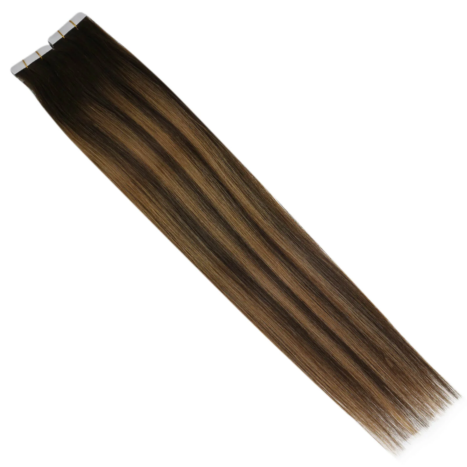 [Virgin Hair] Injected Tape in Hair Extensions Real Human Hair Balayage Color #DU - Image 10