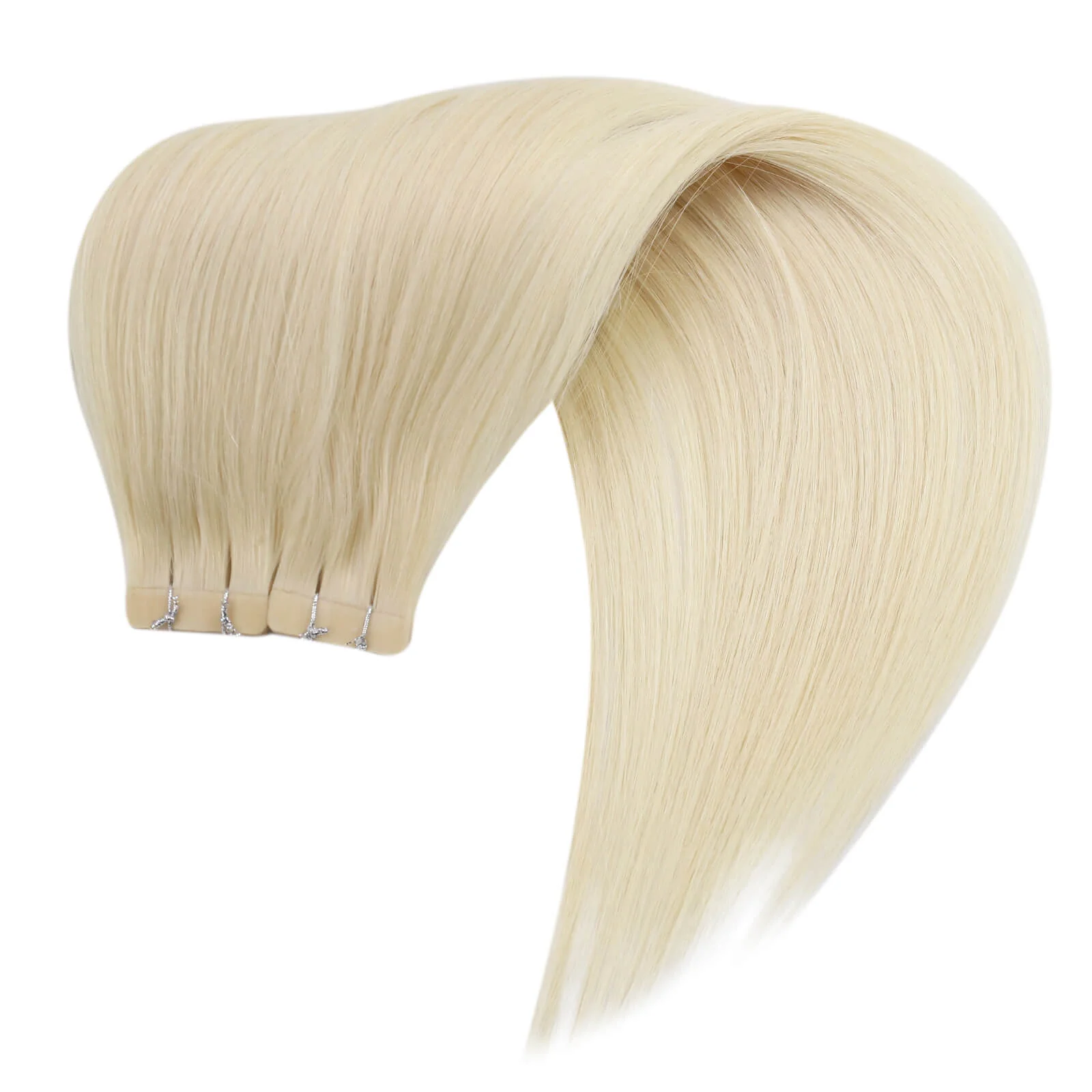 [Virgin Hair] Blonde Tape in Hair Extensions High Quality Human Hair #60 - Image 4