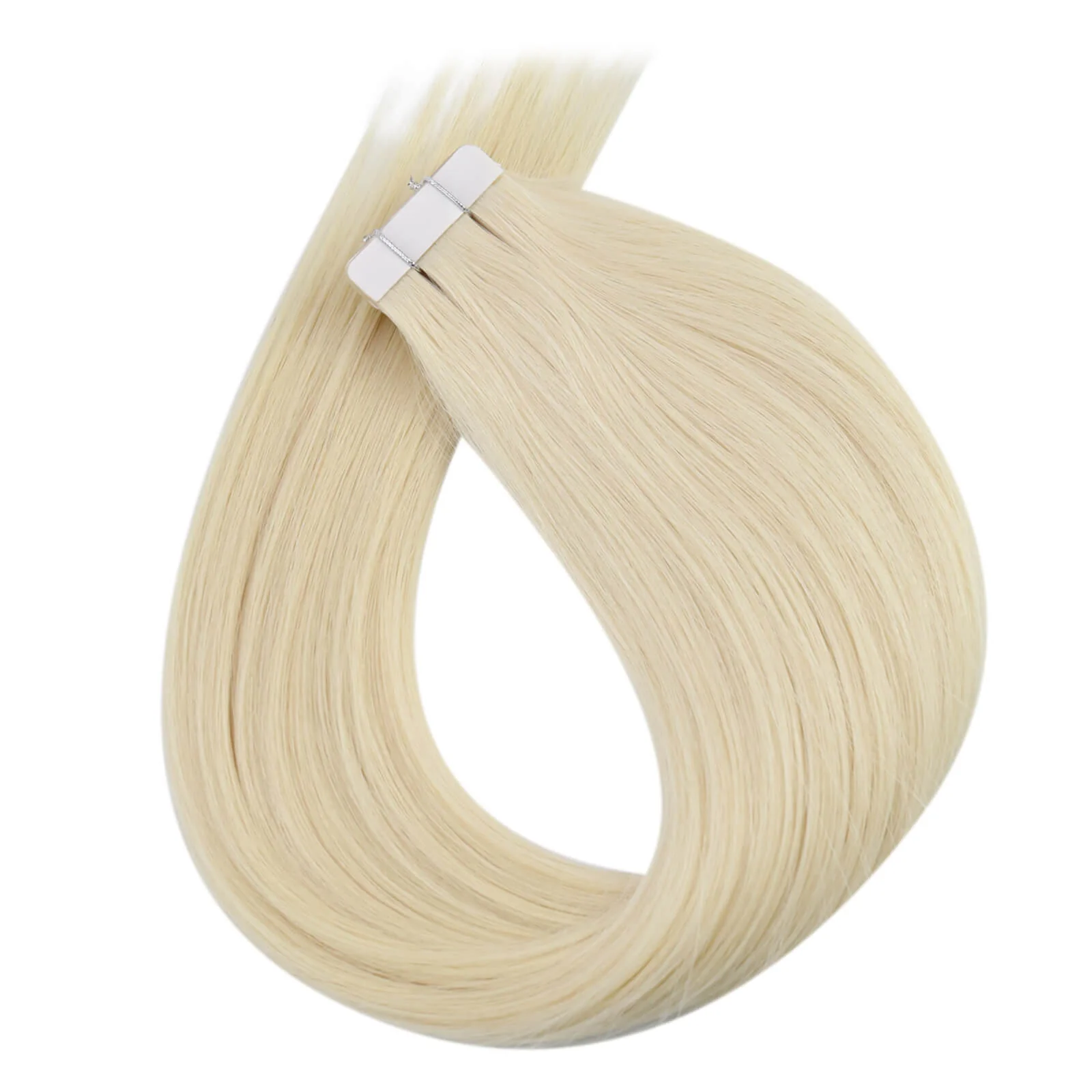 [Virgin Hair] Blonde Tape in Hair Extensions High Quality Human Hair #60 - Image 9