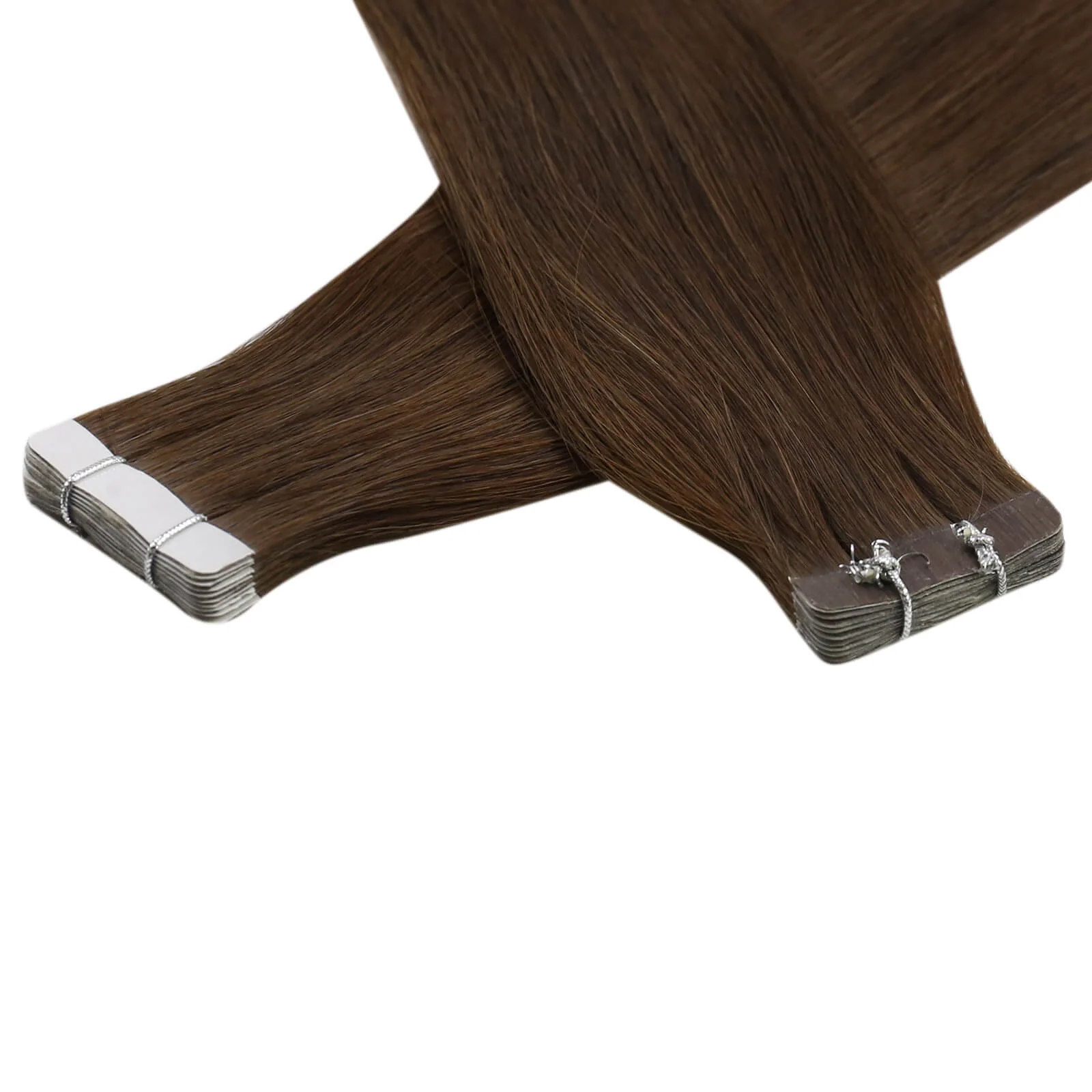 [Virgin Hair] Tape in Extensions Dark Brown Cuticle Intact Human Hair #4 - Image 5