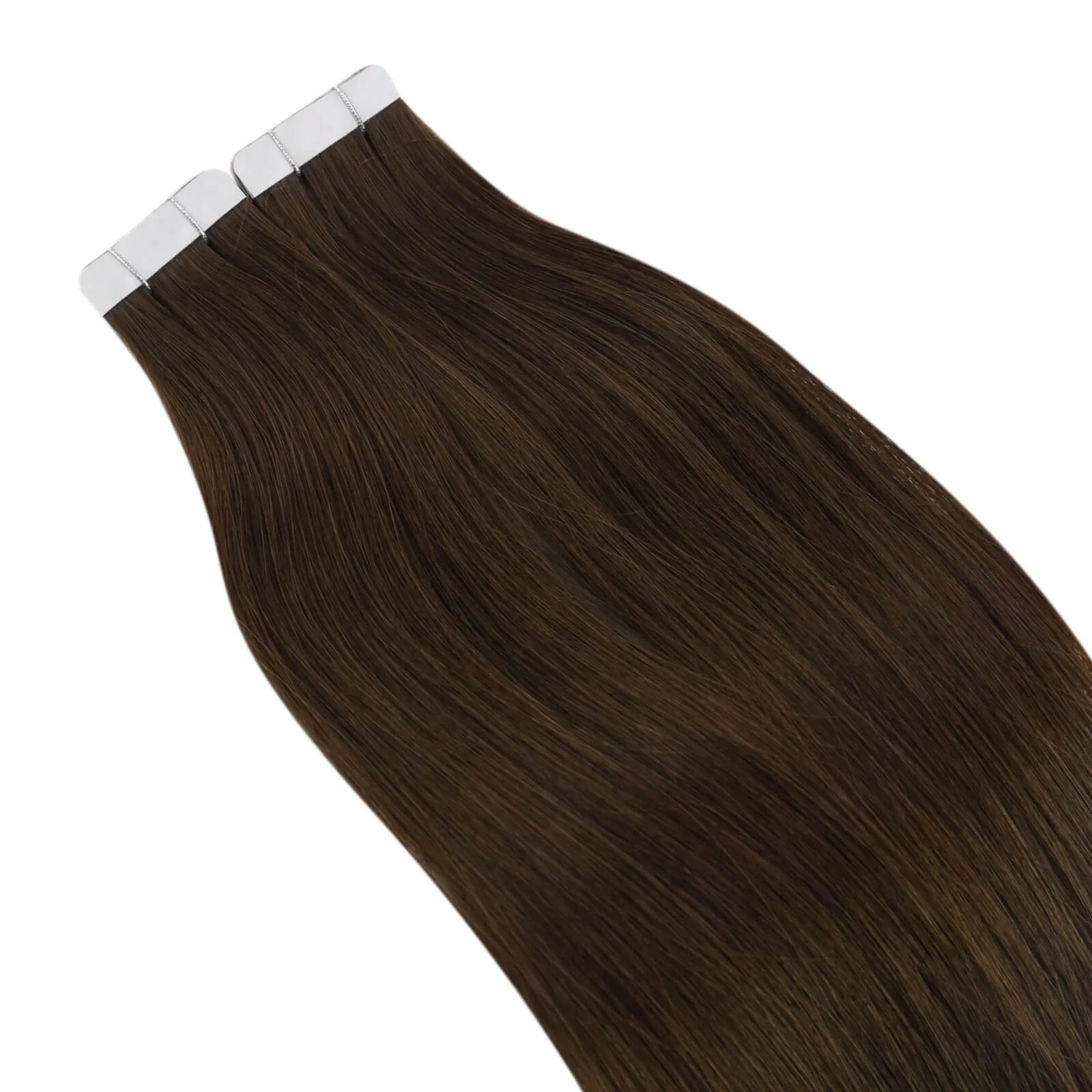 [Virgin Hair] Best Tape in Hair Extensions 100% Human Hair Darkest Brown #2 - Image 7