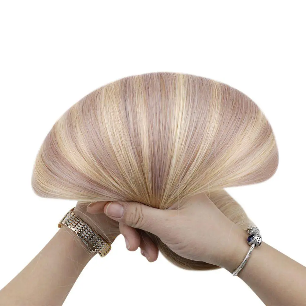[Virgin Hair] Sew in Extensions Human Hair Highlight Blonde #P18/613 - Image 3