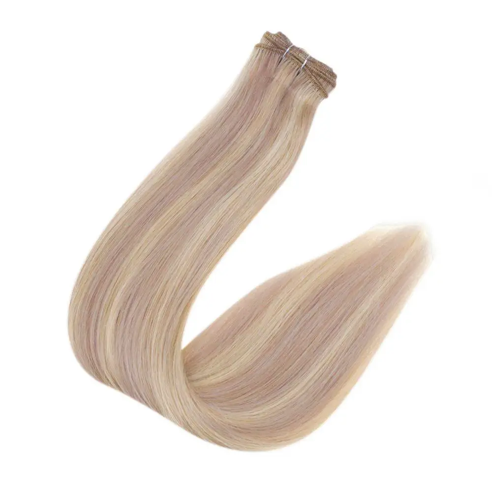 [Virgin Hair] Sew in Extensions Human Hair Highlight Blonde #P18/613 - Image 6