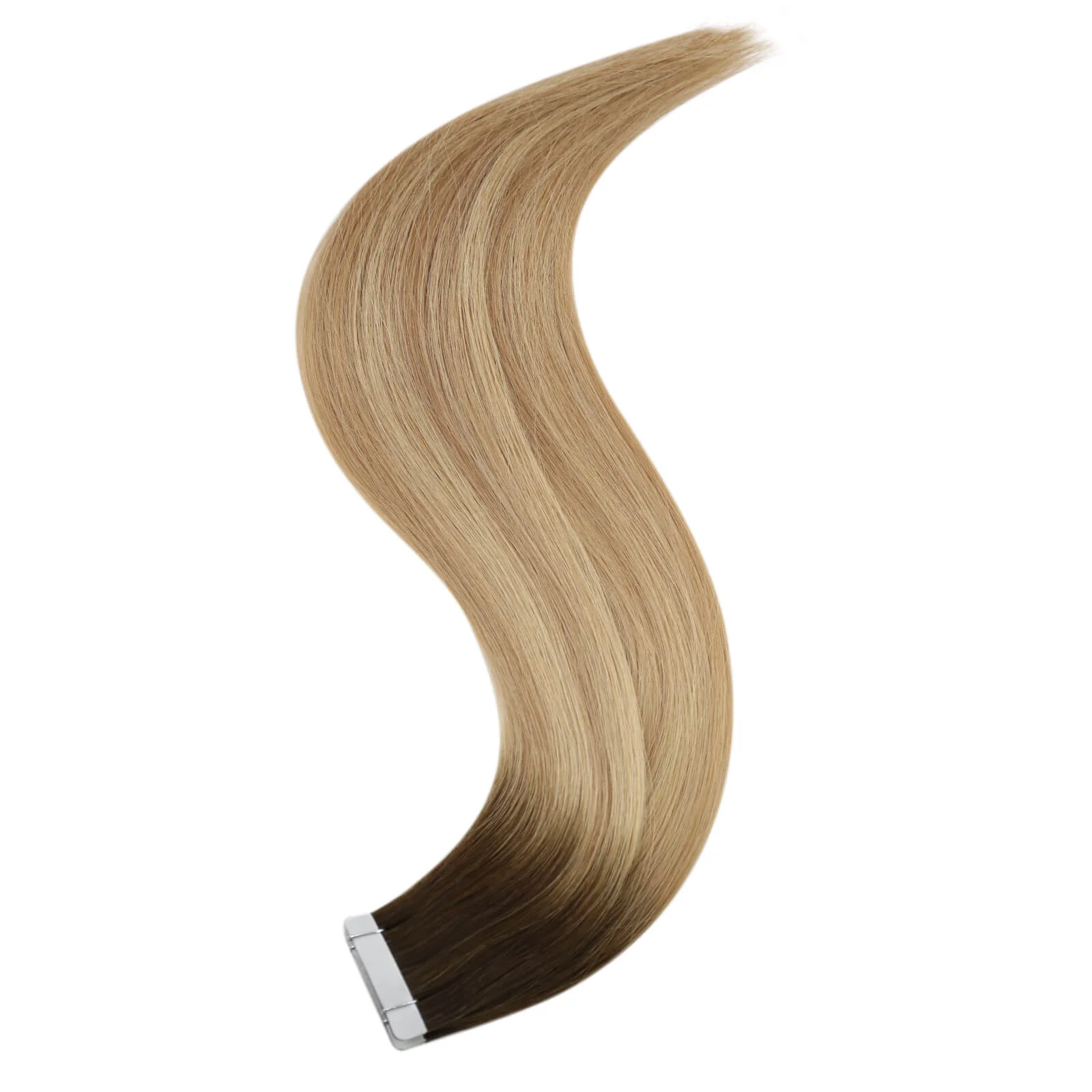 [Virgin Hair] Tape in Hair Extensions Cuticle Intact Human Hair Balayage Color #3/8/22 - Image 6