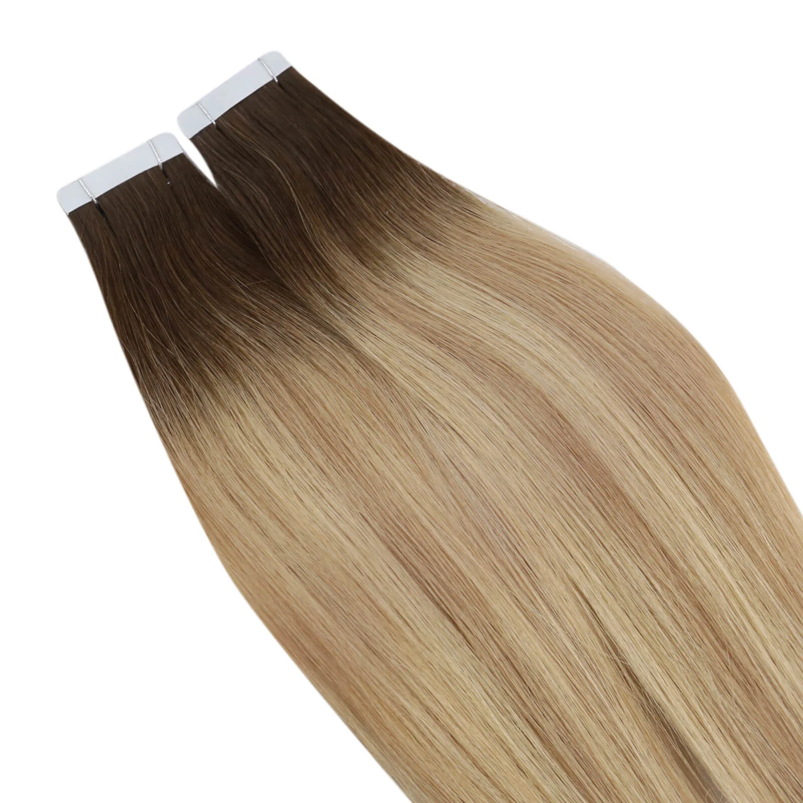 [Virgin Hair] Tape in Hair Extensions Cuticle Intact Human Hair Balayage Color #3/8/22 - Image 7