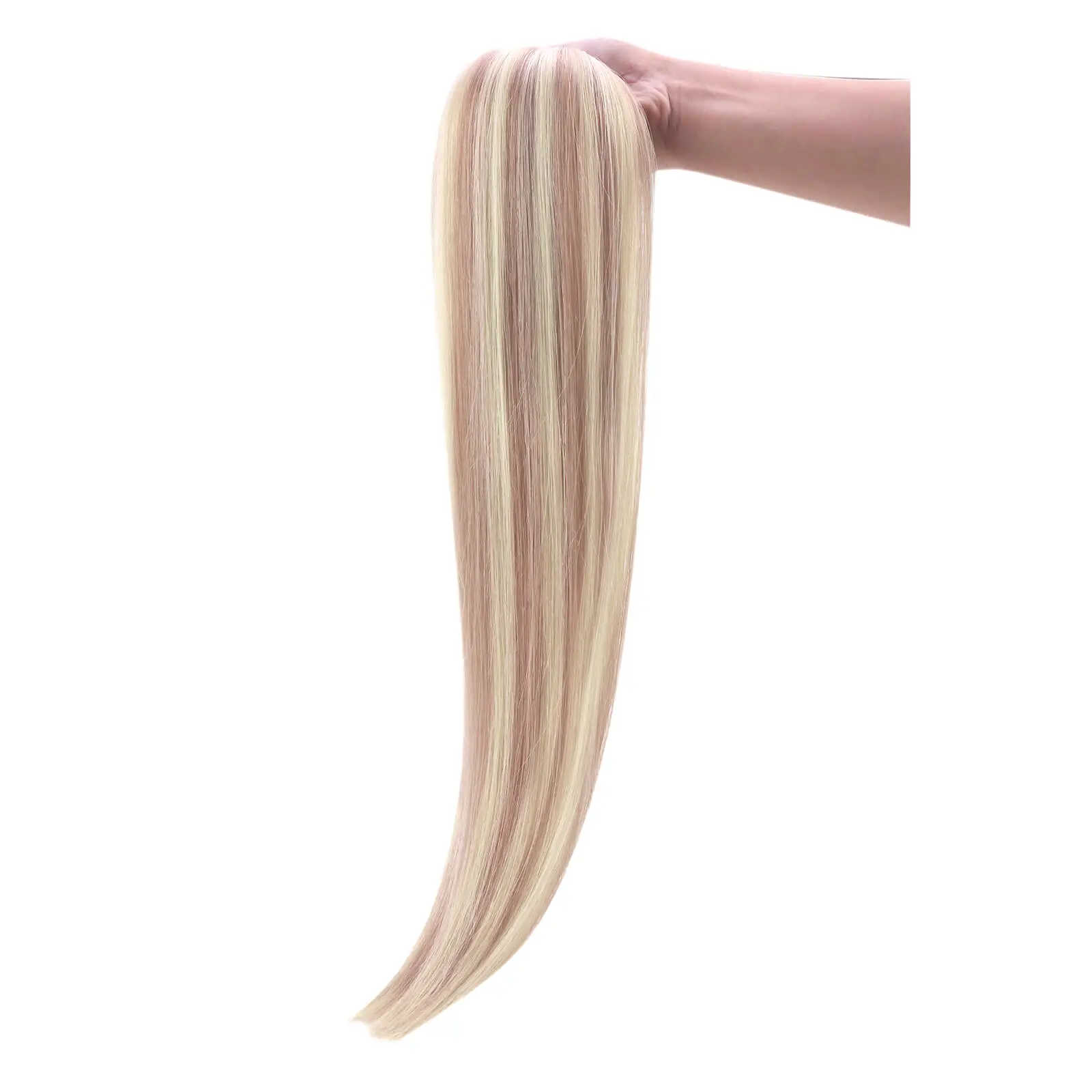 [Virgin Hair] Tape Hair Extensions Highlight Color Human Hair #P18/613 - Image 5