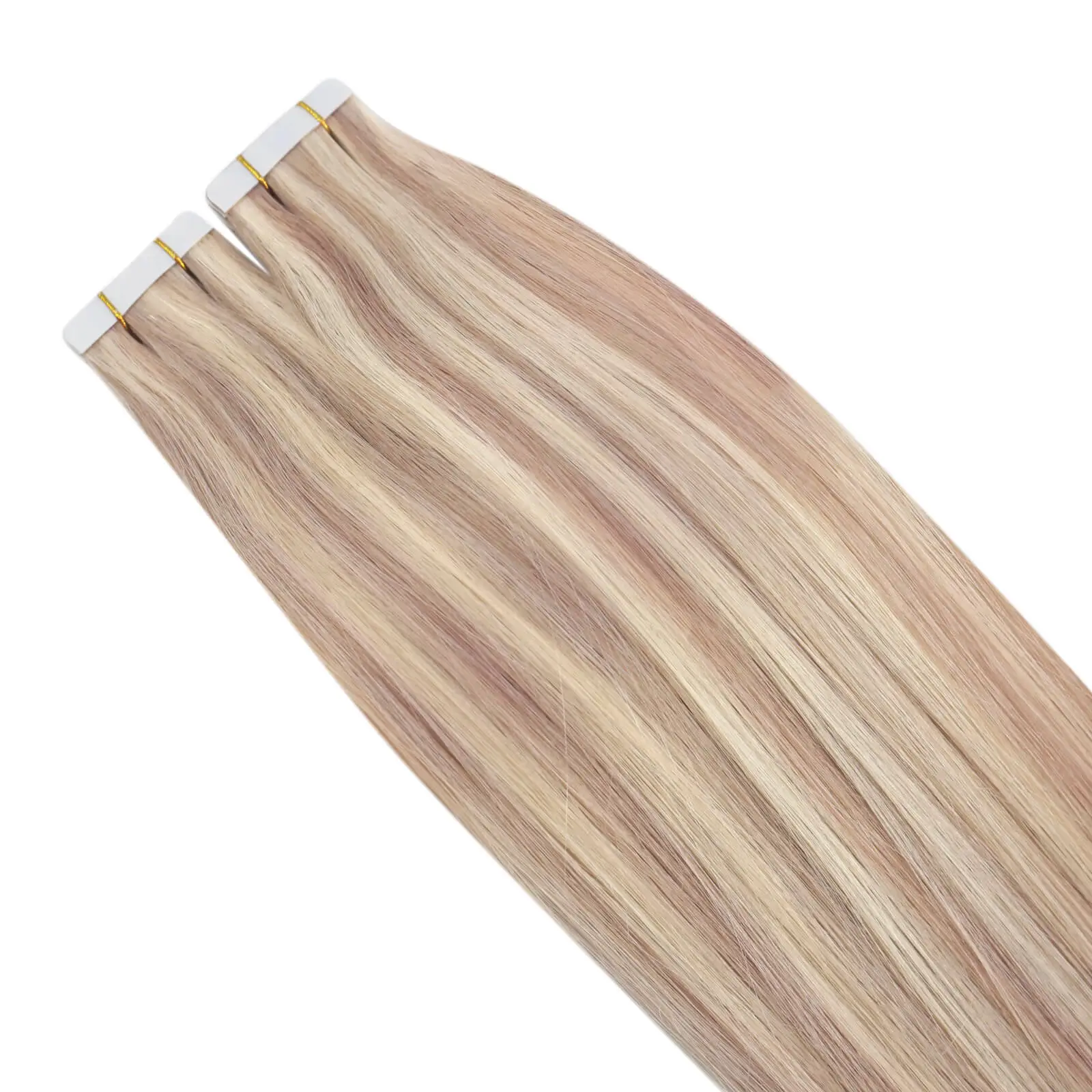 [Virgin Hair] Tape Hair Extensions Highlight Color Human Hair #P18/613 - Image 7