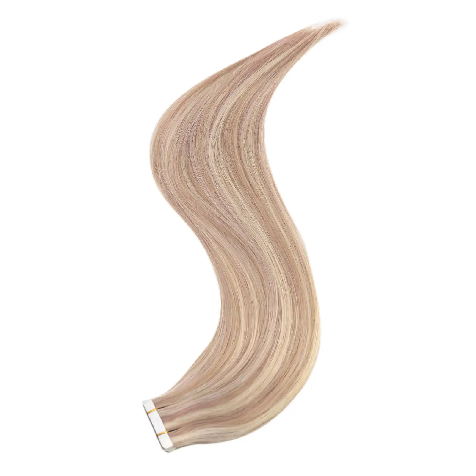[Virgin Hair] Tape Hair Extensions Highlight Color Human Hair #P18/613 - Image 8