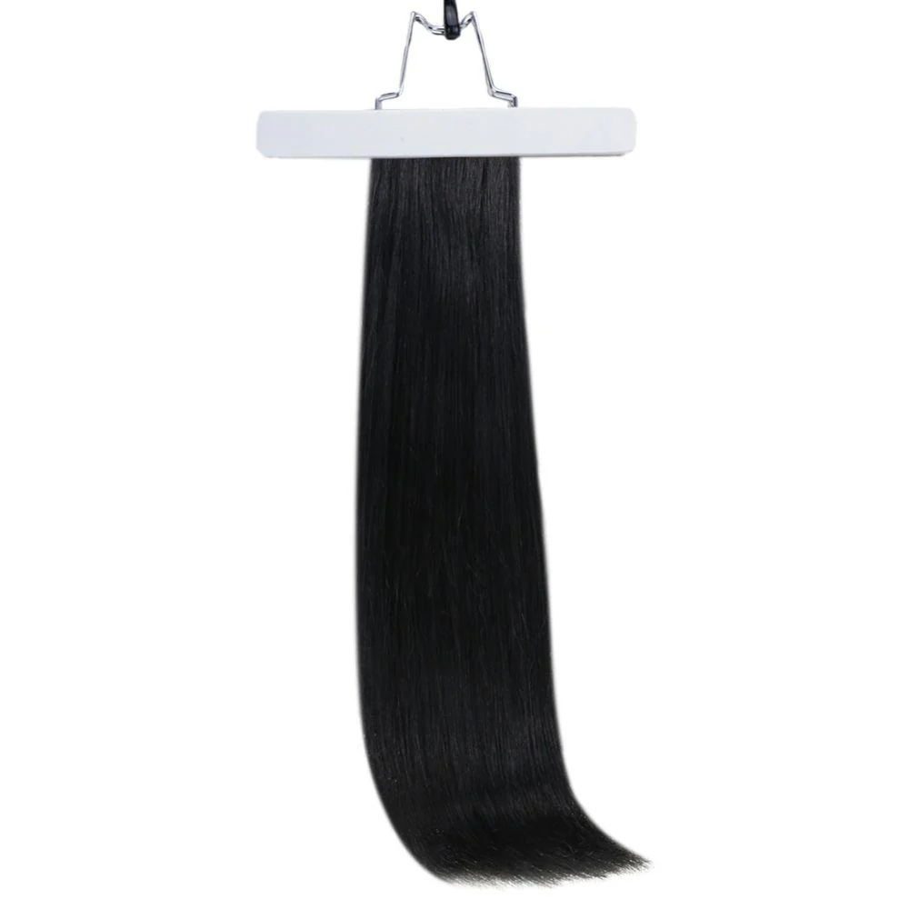 [Virgin Hair] Sew in Weft Hair Extensions Human Hair Jet Black #1 - Image 5
